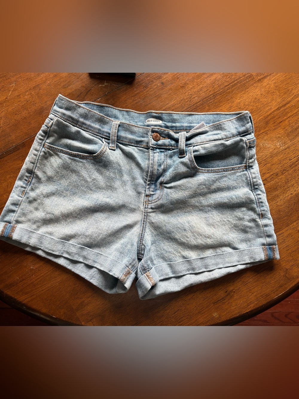 Old navy high rise jean shorts